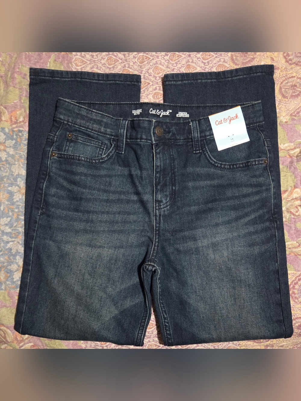 Cat & Jack Indigo Straight-Leg Jeans